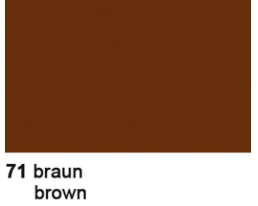 URSUS Seidenpapier 50x70cm 4652271 braun 25 Bogen