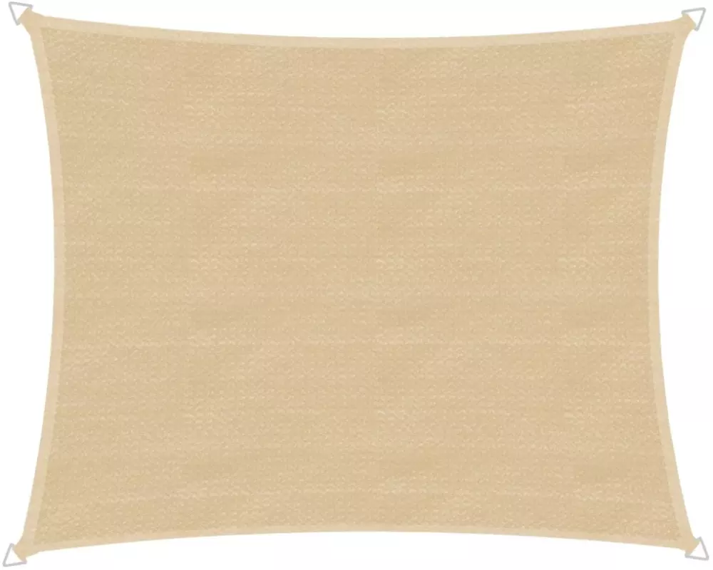 Windhager Sonnensegel Capri, 4 x 5 m, Eckig, Champagner