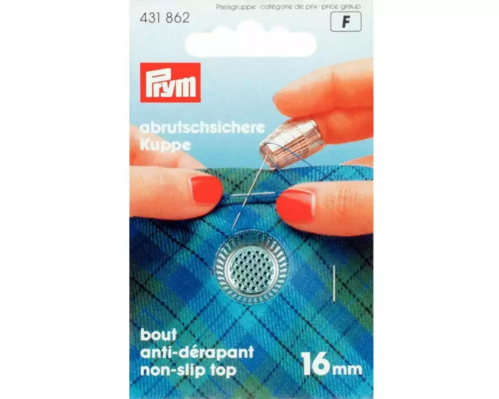 Prym Fingerhut 16 mm, Silber