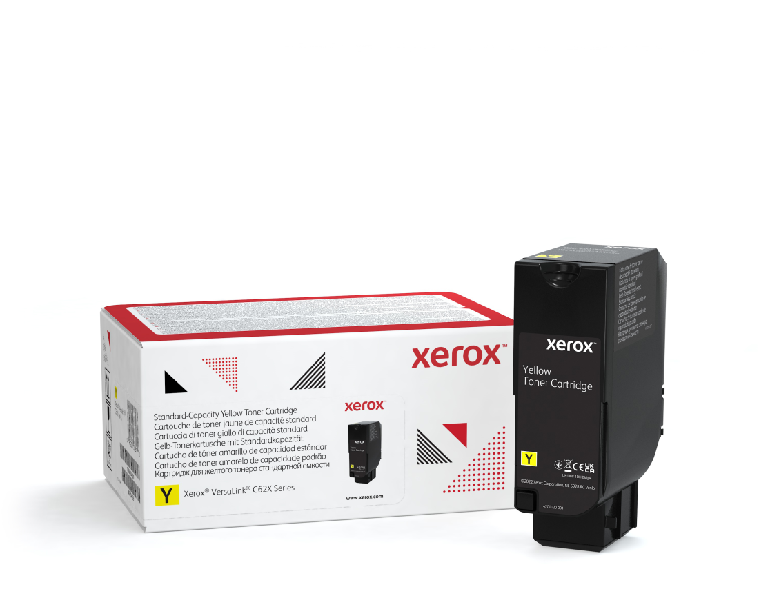 Xerox ® VersaLink® C620-Farbdrucker/C625 Farb-Multifunktionsdrucker Standardkapazität-Tonermodul Gelb (6000 Seiten) - 006R04619