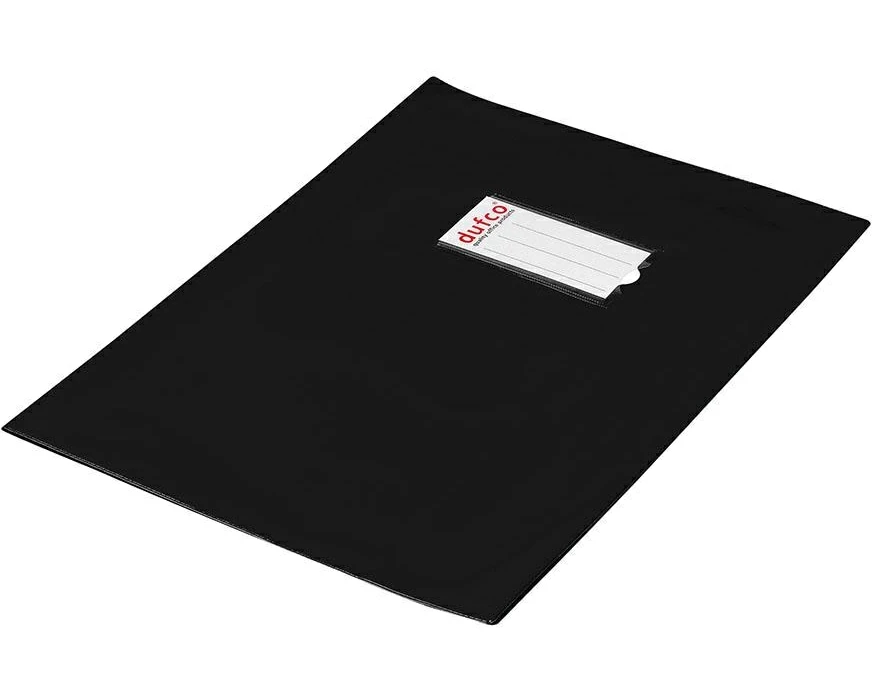dufco Hefthüllen Green Line schwarz, 10 Stk E5 Stabquart