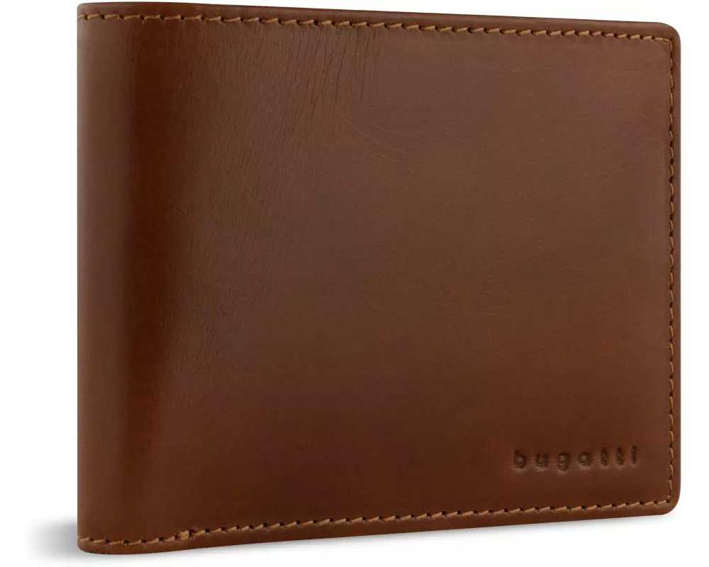 Bugatti Portemonnaie Remo - Scheintasche Cognac