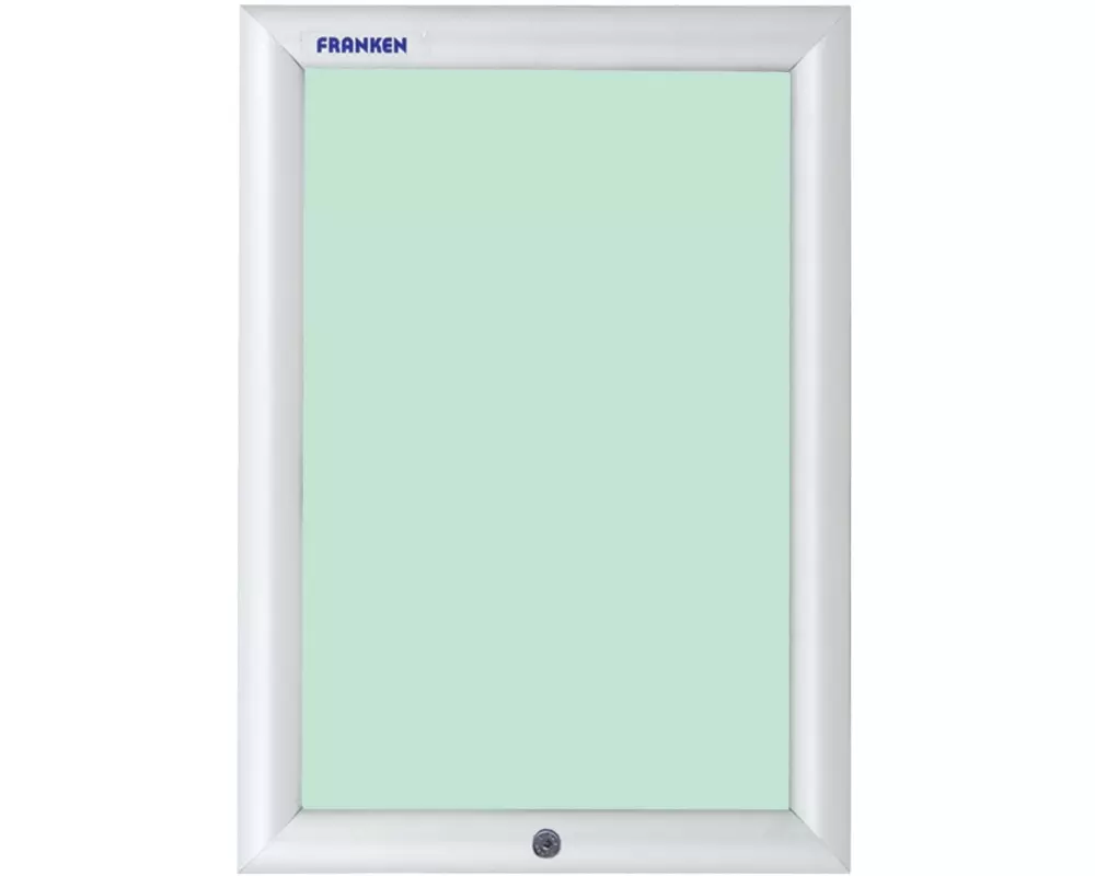 Franken Präsentationsrahmen Outdoor Security 35 mm, A4 Silber