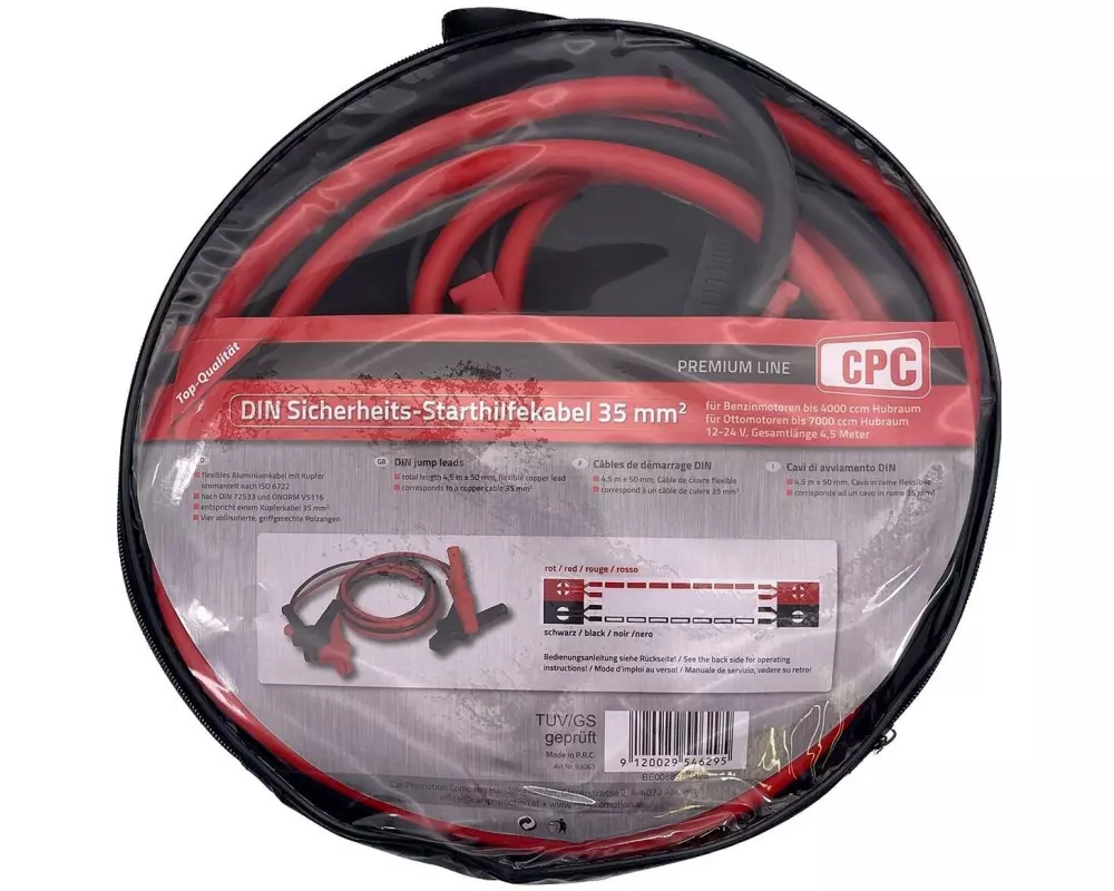 CPC Starthilfekabel 480 A, 35 mm², 4.5 m