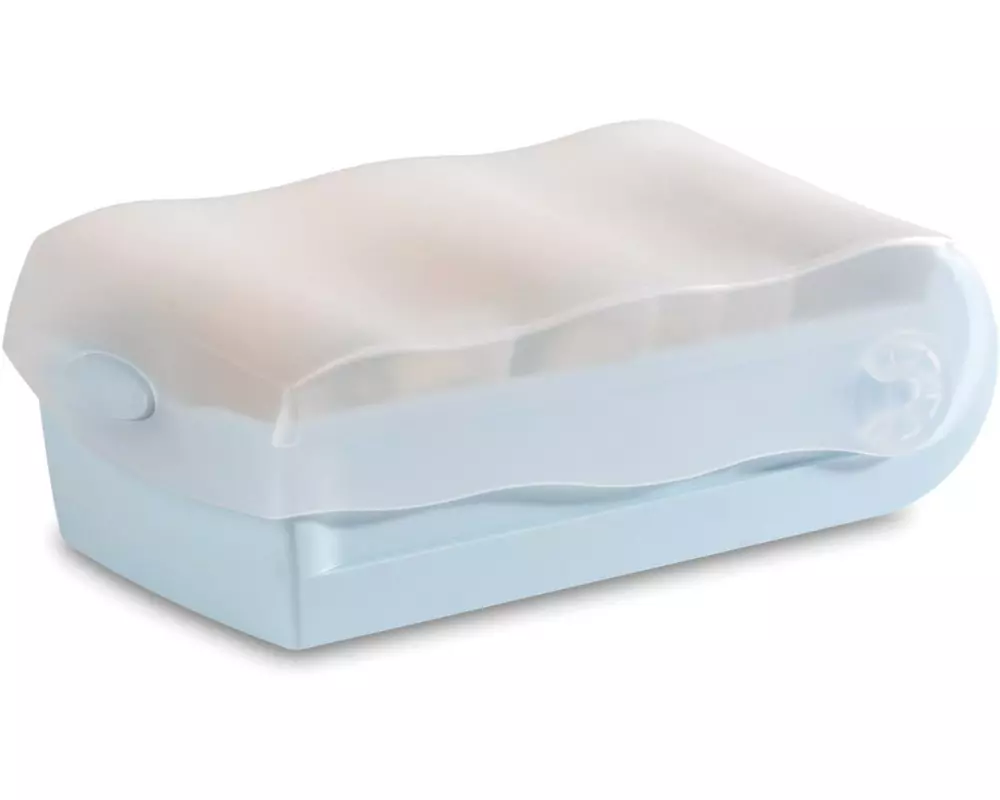 HAN Karteibox Croco A8, Hellblau