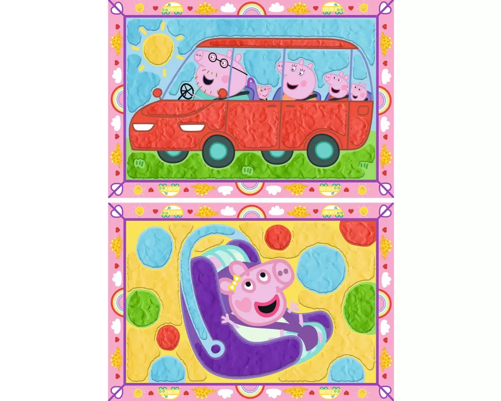 Ravensburger Kneten nach Zahlen Peppa Wutz – Baby Evie D/EN