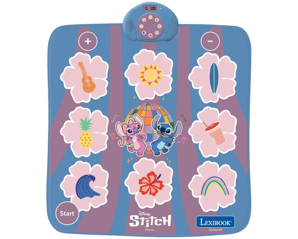 Lexibook Electronic Bluetooth luminous dance mat Blau/Mehrfarbig