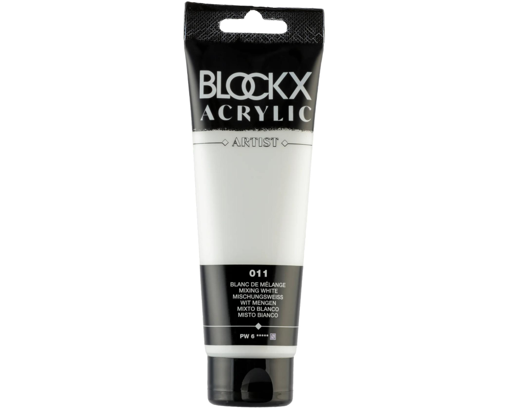 BLOCKX Acrylfarbe 120ml 60011BXC Mischweiss