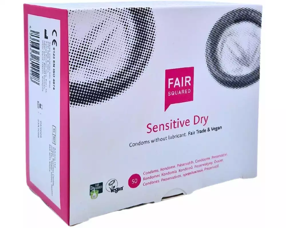 Fair Squared Kondome Sensitive Dry Transparent 50 Stück