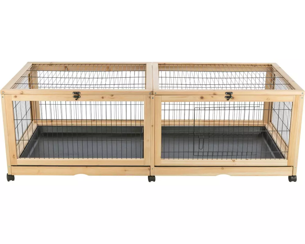 Trixie Freilaufgehege 150 x 50 x 60 cm, Holz/Metall, Indoor