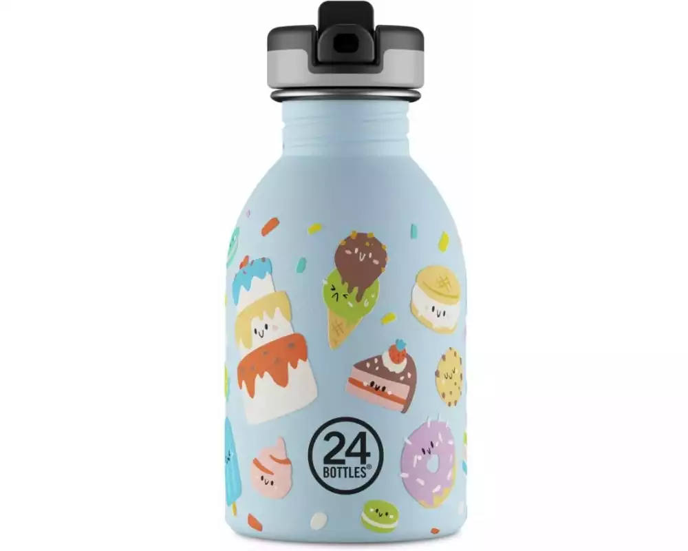 24Bottles Trinkflasche Sweet Friends, 250 ml, Hellblau