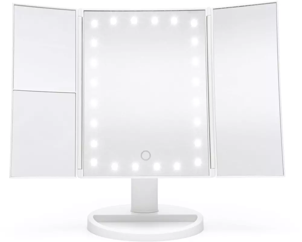 Rio Kosmetikspiegel 3 Way Makeup Mirror Weiss