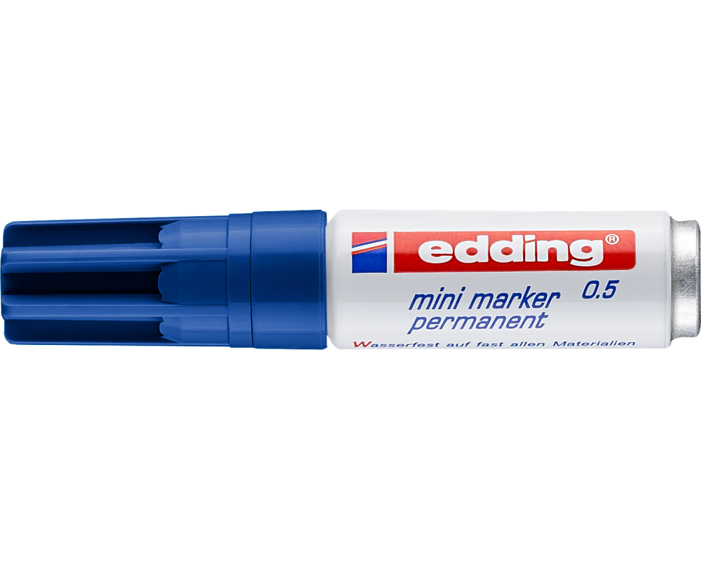 EDDING Mini Marker permanent 1,5-3mm 0-3 blau