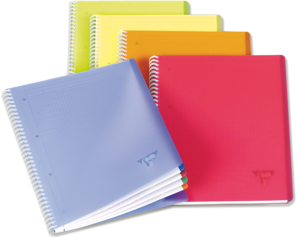 CLAIREFONTAINE Spiralheft ass. A4 328626 5mm 80 Blatt