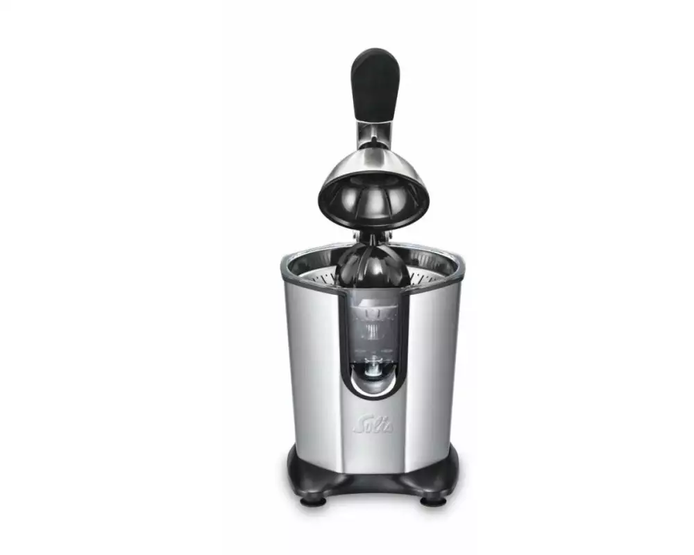 Solis Zitruspresse Citrus Juicer Silber