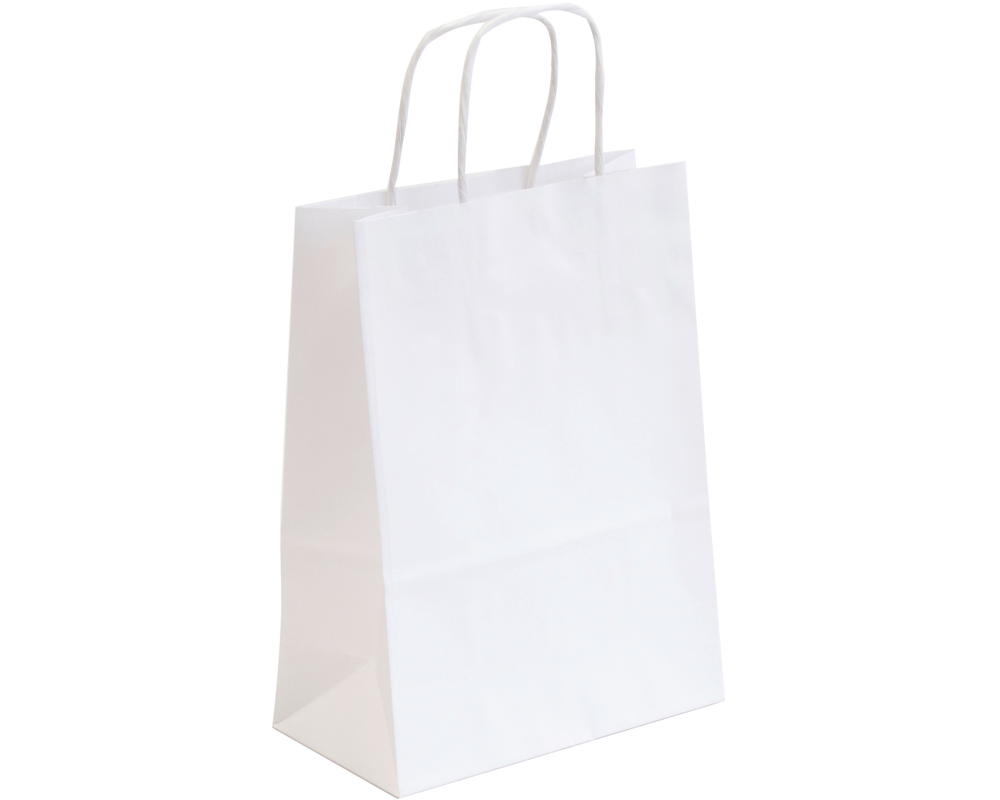 NEUTRAL Tragtaschen Allegra weiss SDS16-BIA Kraft,110g, 16x8x21cm 25 Stk.