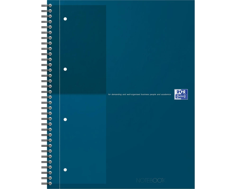 Oxford Notizbuch A4, Liniert, Dunkeltürkis