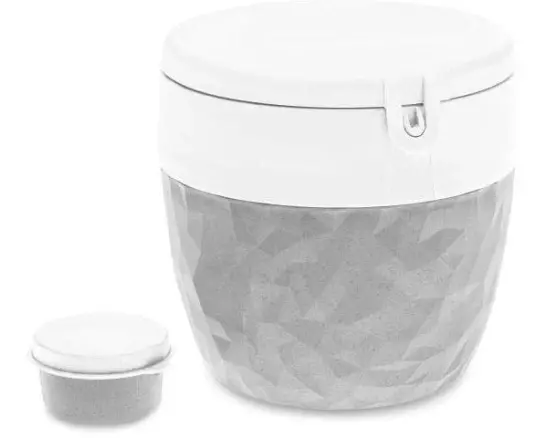 Koziol Lunchbox Bento Club Organic Grau