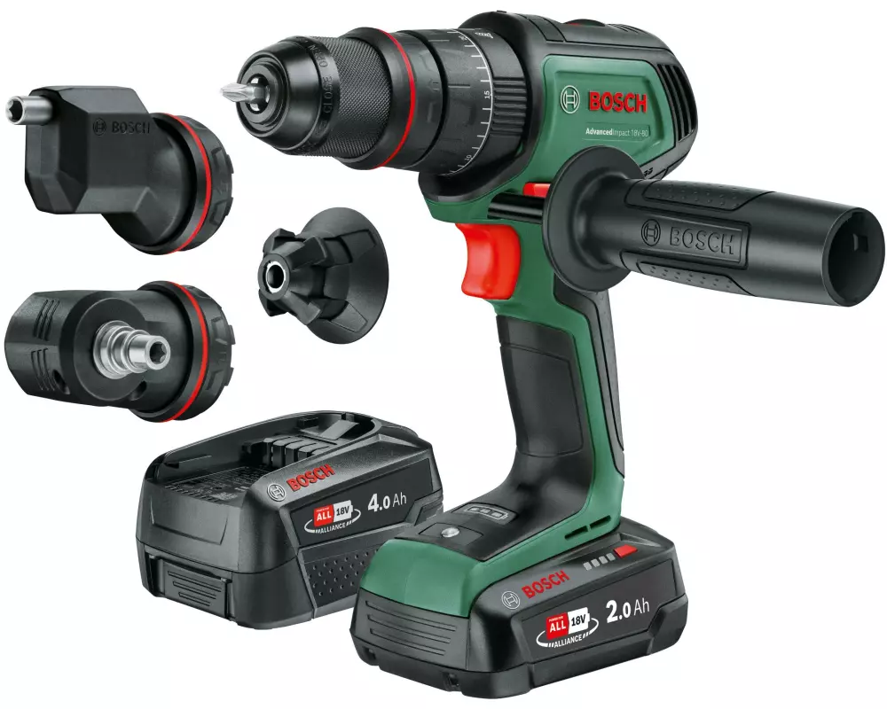 Bosch Akku-Schlagbohrmaschine AdvancedImpact 18 V-80 2 x Akku