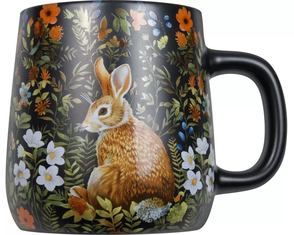 Könitz Kaffeebecher Rabbit 395 ml, 1 Stück, Mehrfarbig