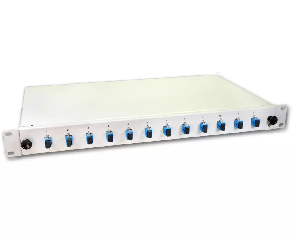 Lightwin Spleissbox 12 Fasern, 12x SC SM, 9/125µm OS2 Pigtail