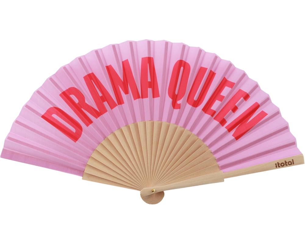 I-TOTAL Handfächer 23cm XL3165D Drama Queen
