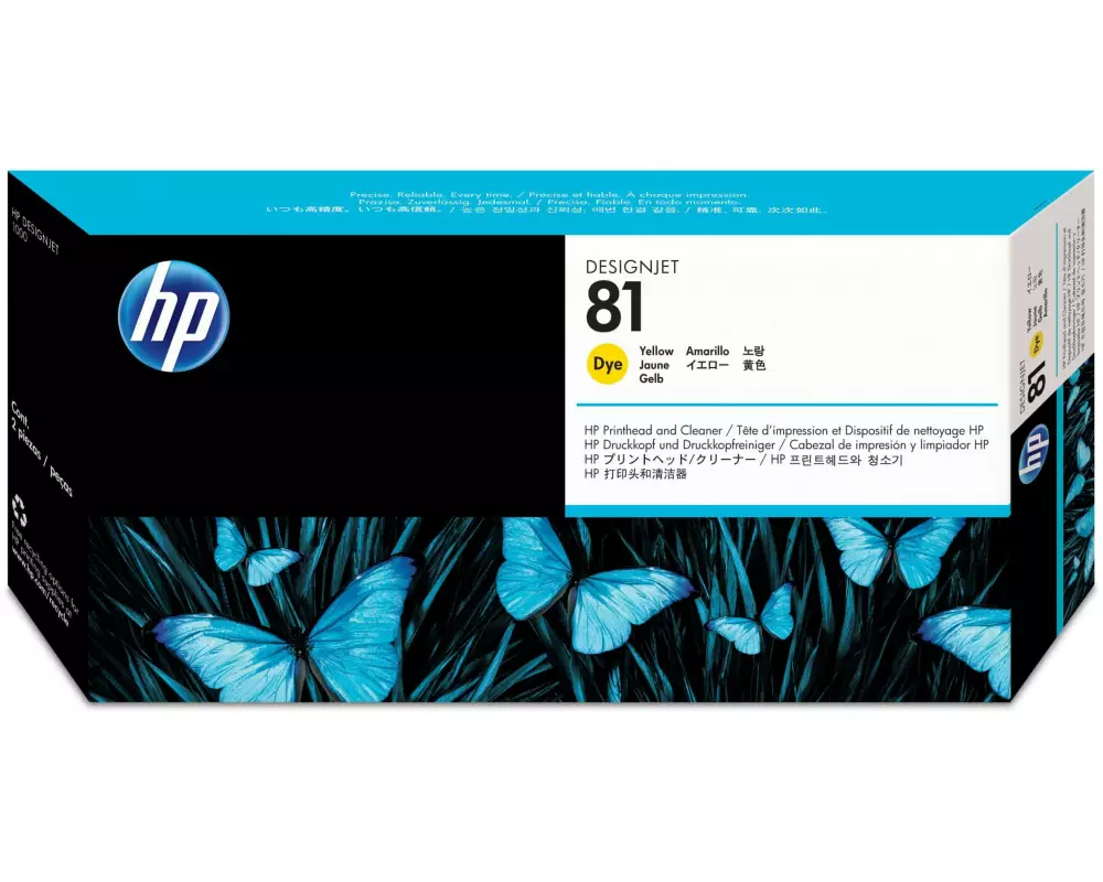HP Druckkopf Nr. 81 (C4953A) Yellow