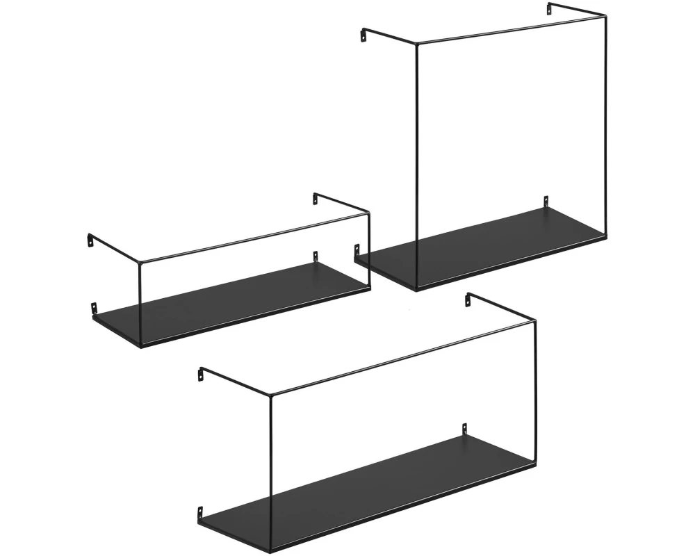 House Nordic Ulmo Wandregal Schwarz