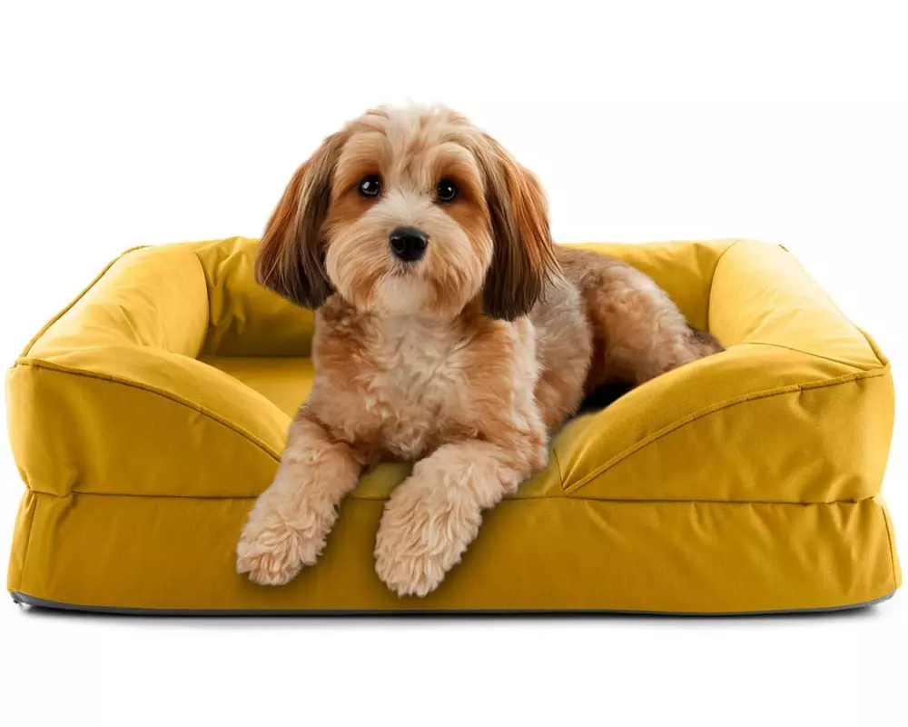 Lumaland Hundebett In-& Outdoor S Senfgelb