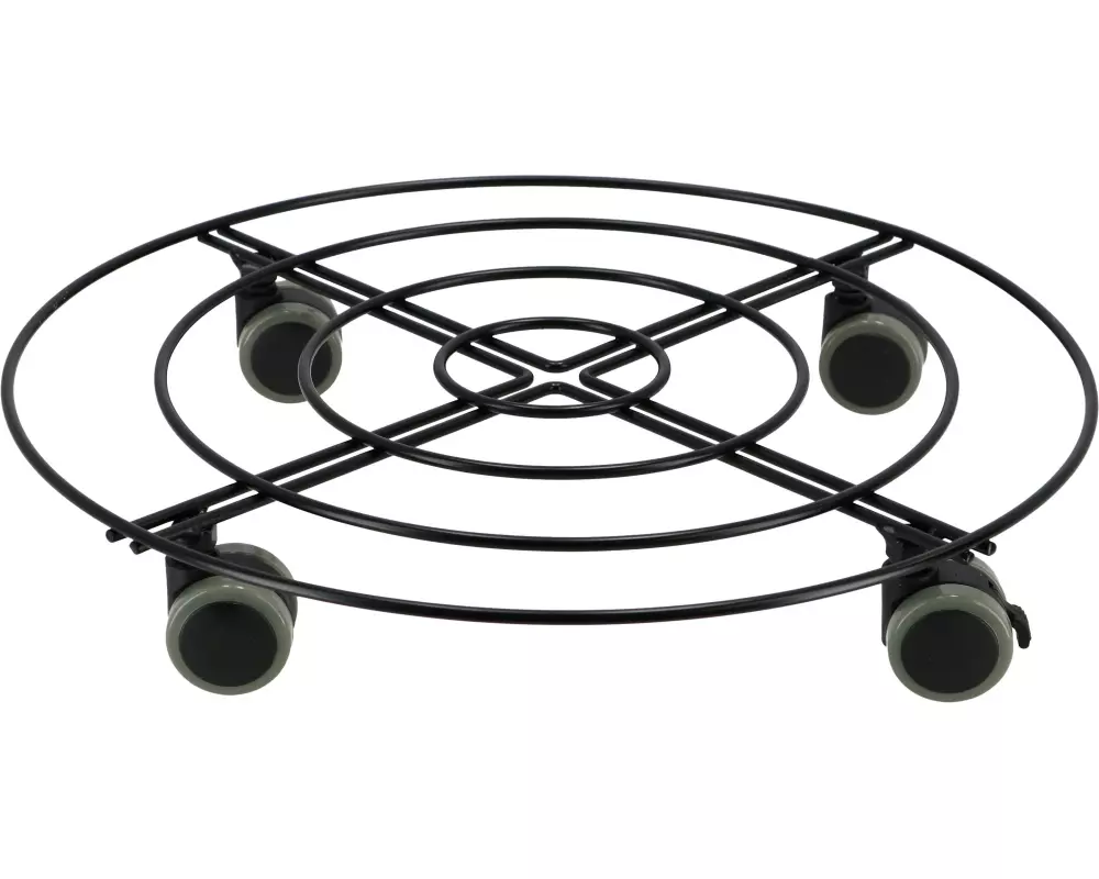 Esschert Design Pflanzentrolley L Schwarz