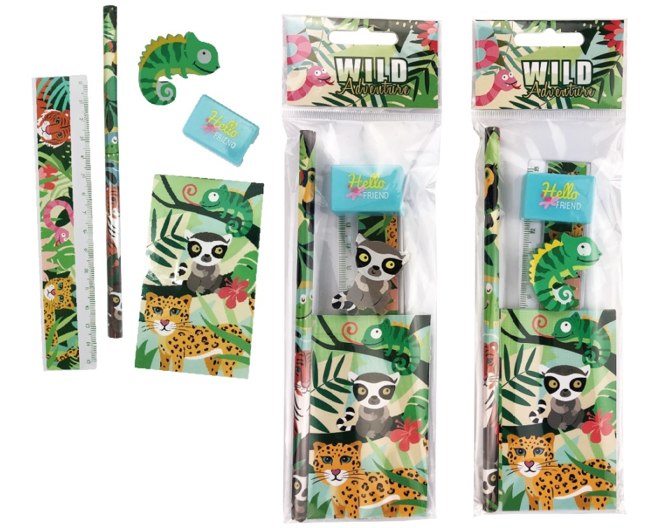 ROOST Schreibwaren Set Wild WAOPP5-001 2x5 Stk. ass.