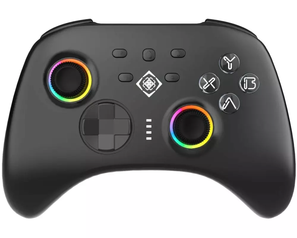 DELTACO Controller GAM-184 Wireless 3-in-1 Schwarz