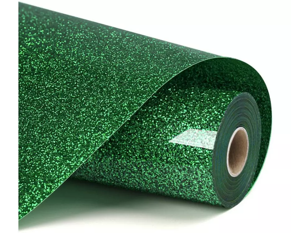 LOKLIK Plotterfolie Glitzer 30.5 x 90 cm, 1 Stück, Grün