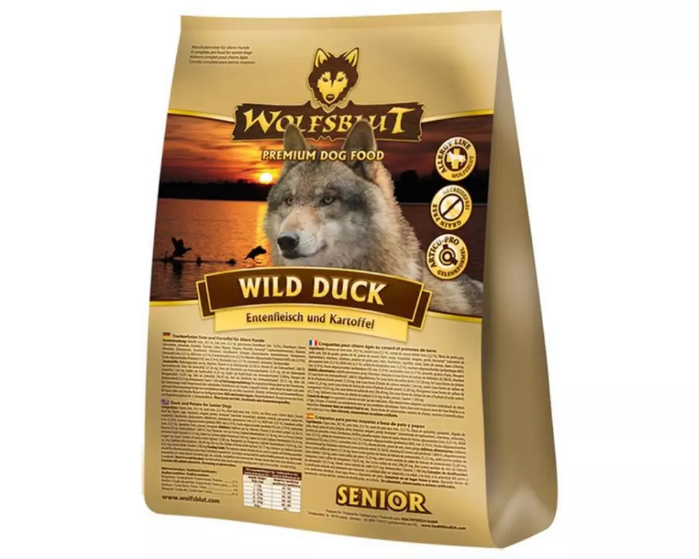 Wolfsblut Trockenfutter Dog Wild Duck Senior, 12.5 kg
