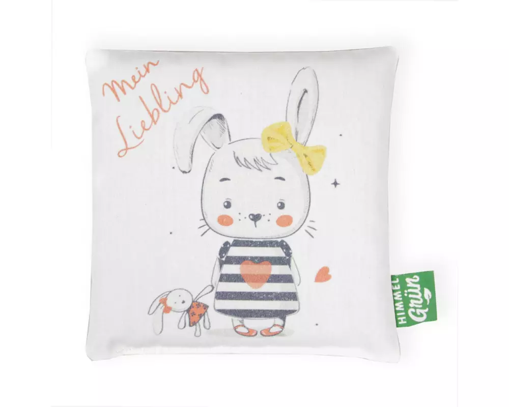 Himmelgrün Traubenkernkissen Liebling Mädchen 15 x 15 cm