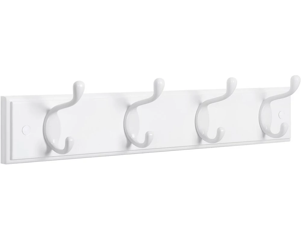 Songmics Kleiderhaken 40 x 9 x 7 cm, Weiss