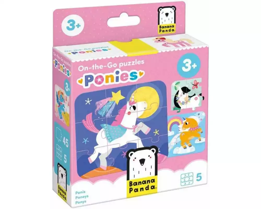 Banana Panda Puzzle On-The-Go Ponys