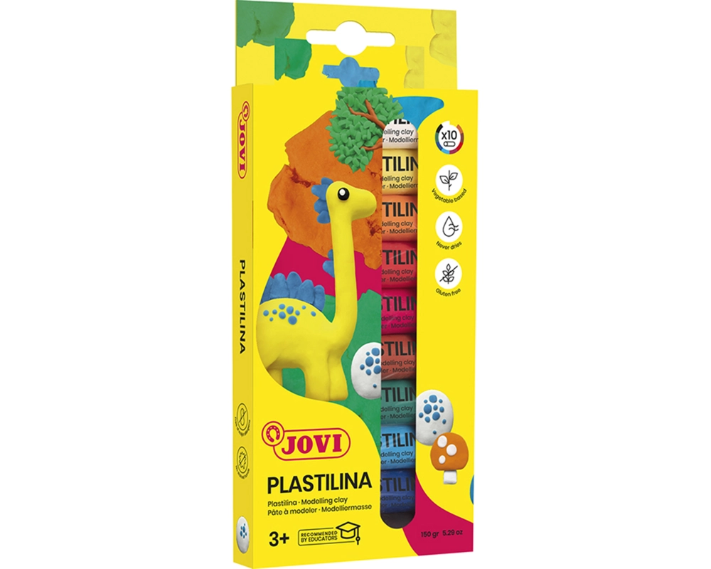JOVI Knete 10x15g 510009010 Plastilina