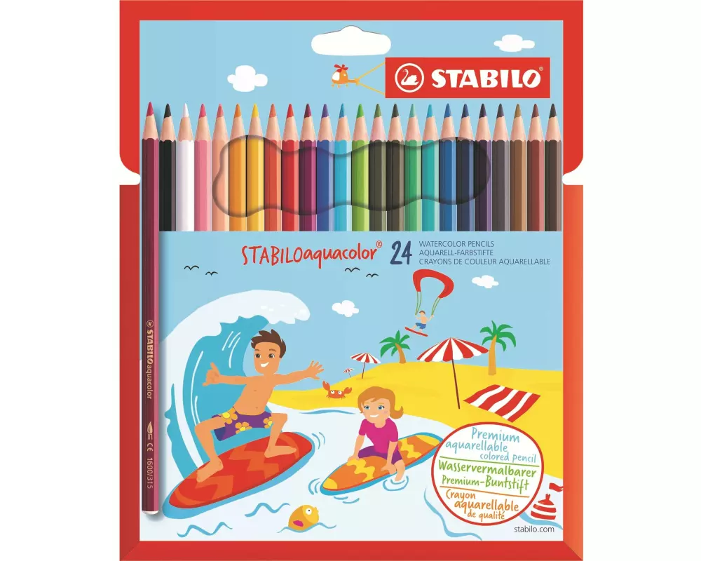 STABILO Farbstifte Kids Design, 24 Stück