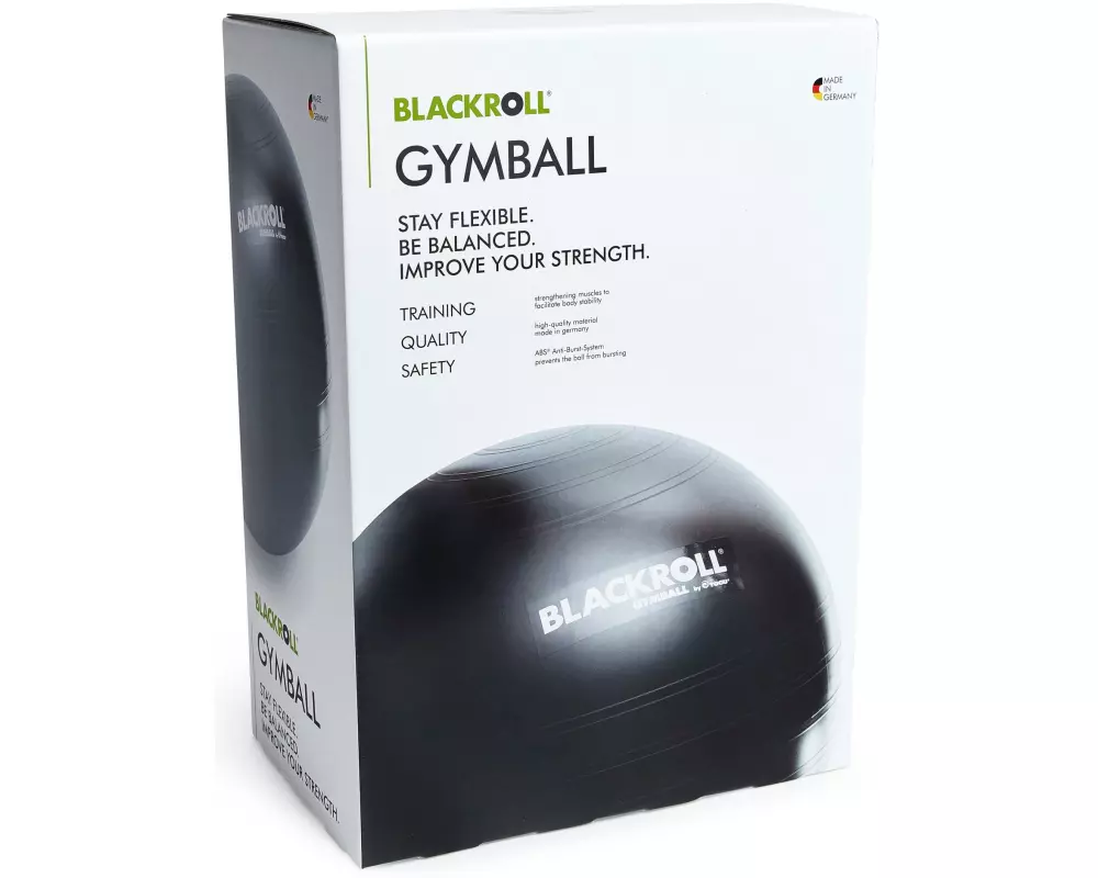 BLACKROLL Gymnastikball Gymball Schwarz