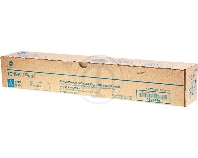 KONICA MINOLTA Toner cyan TN-324C Bizhub C308 26'000 Seiten