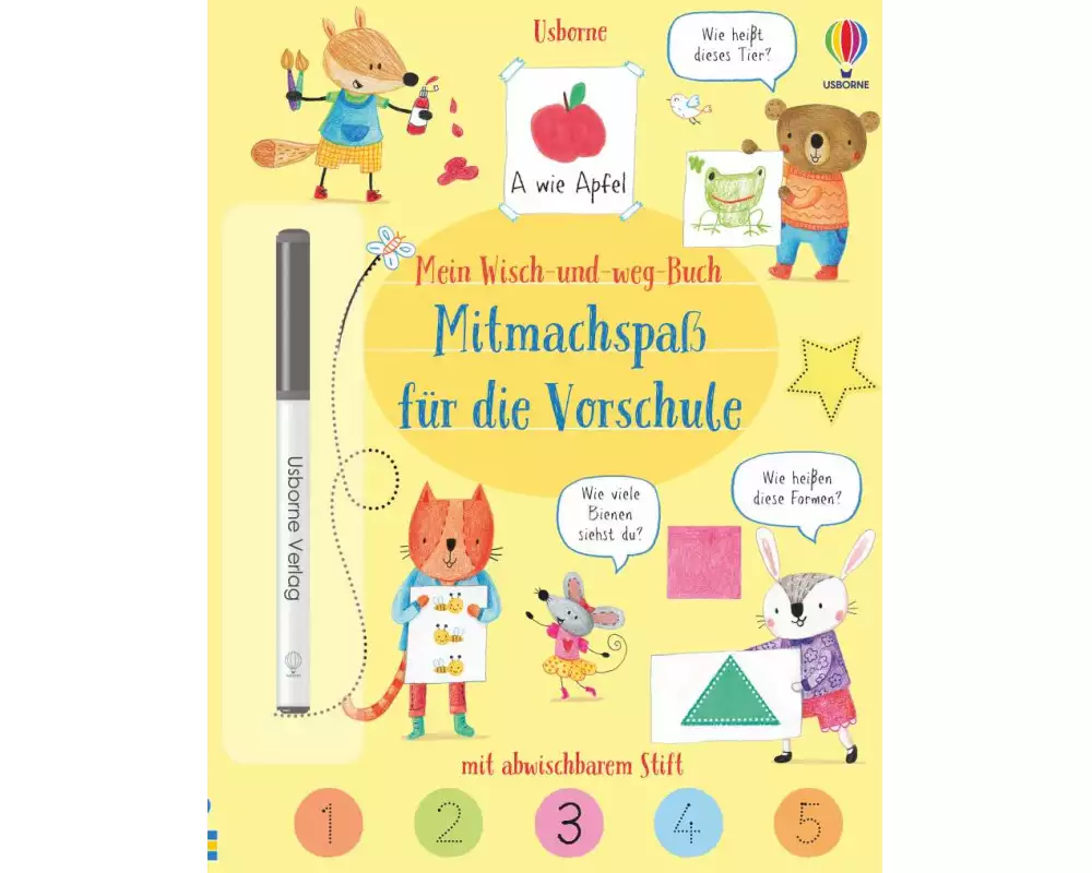 Mein Wisch-und-weg-Buch: Mitmachspaß für die Vorschule