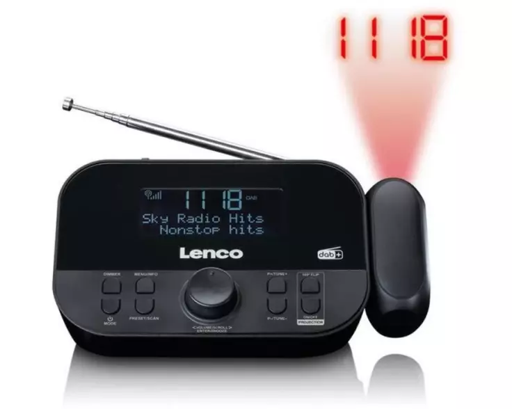 Lenco Radiowecker CR-615BK Schwarz