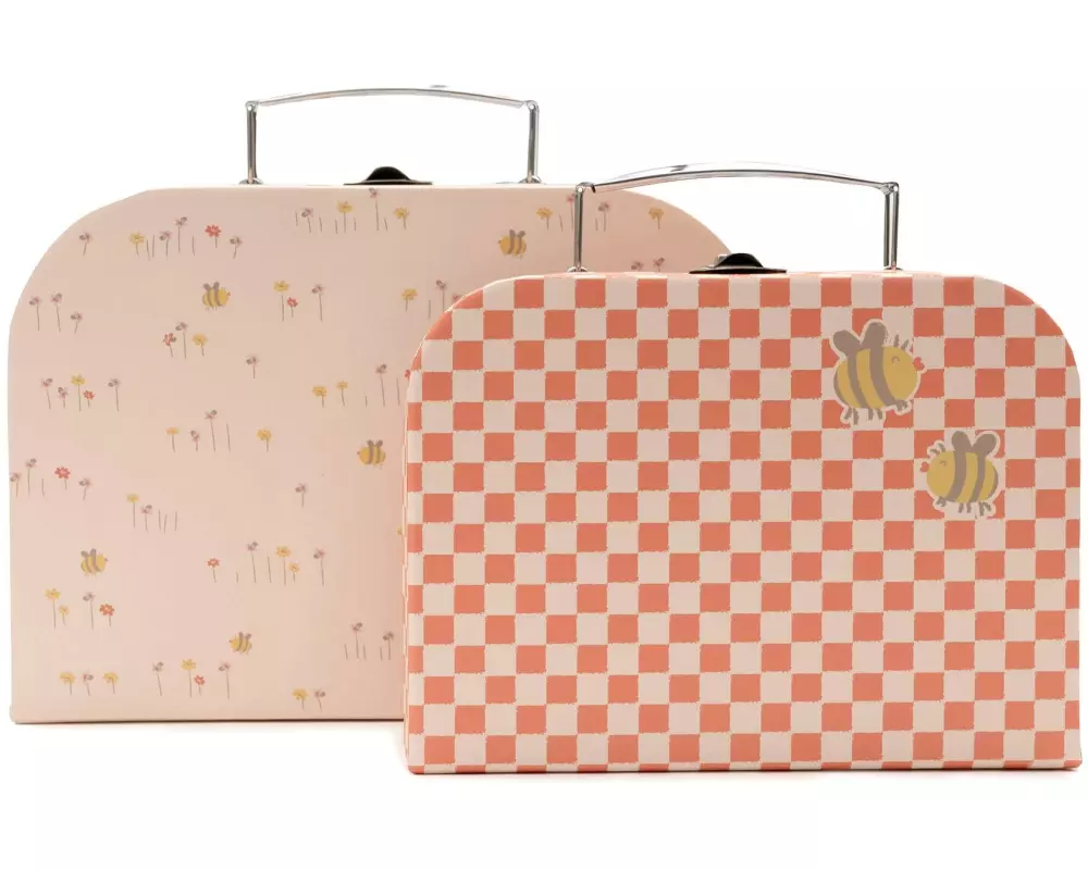 Jollein Spielzeugkoffer Pretty Picnic - 2 Stück