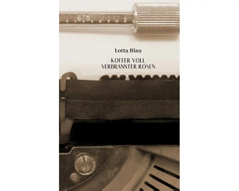 Koffer voller verbrannter Rosen