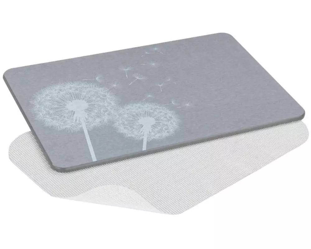 Wenko Badteppich Astera 39 x 60 cm, Grau