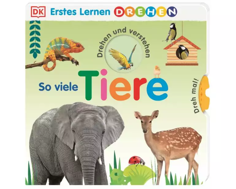 Erstes Lernen Drehen. So viele Tiere