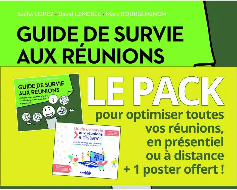 Pack Guide de survie aux réunions et Guide de survie aux réunions à distance