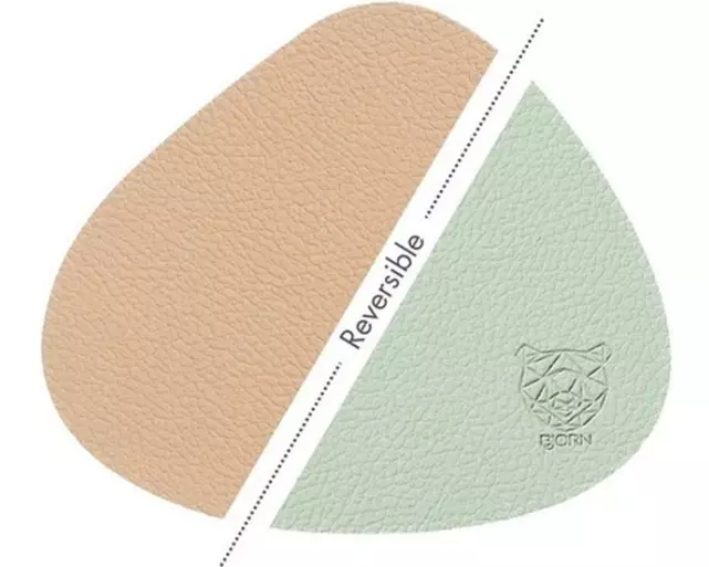 Björn Wendbare Untersetzer «stone» Grün/Rosa