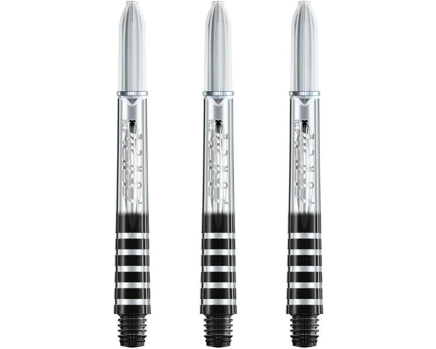 Winmau Shaft Prism Force Medium 47 mm, 3 Stück – Transparent